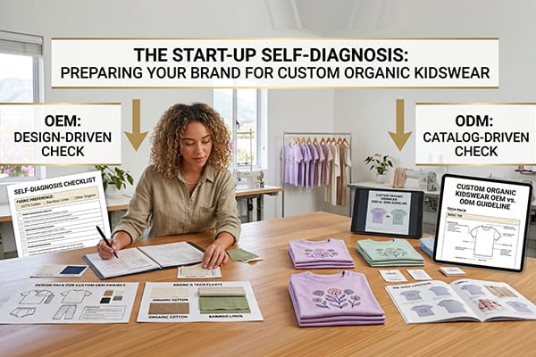 custom organic kidswear service startup readiness checklist
